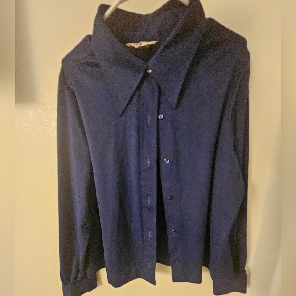 Alex coleman dark blue button up